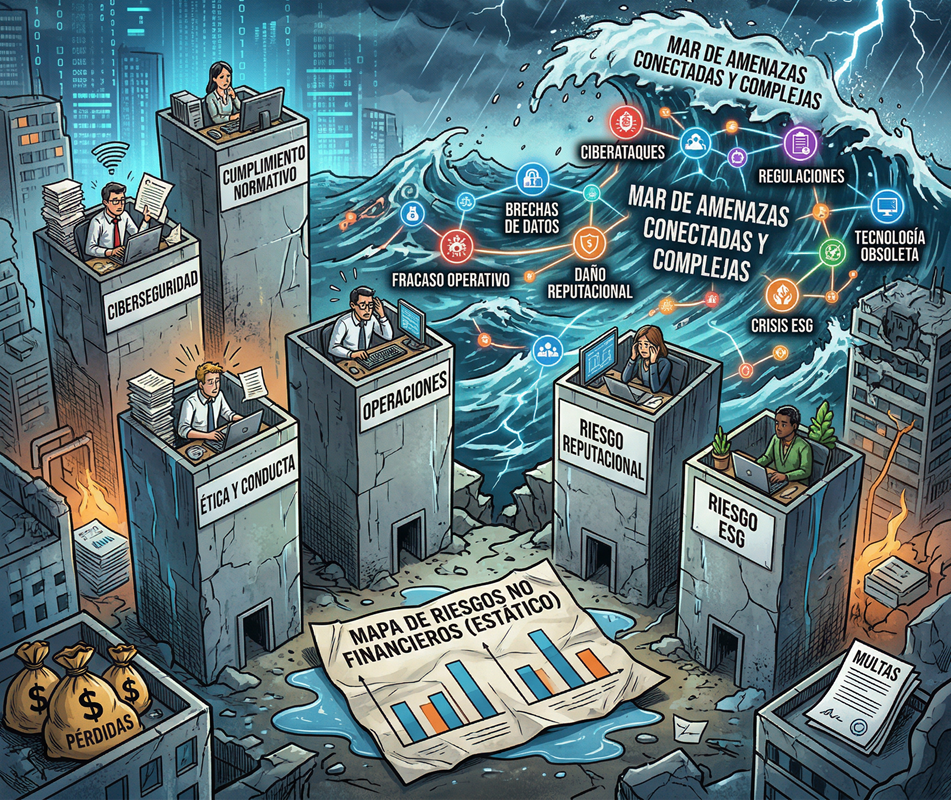 Mapa de riesgos obsoleto: el precio de gestionar en silos