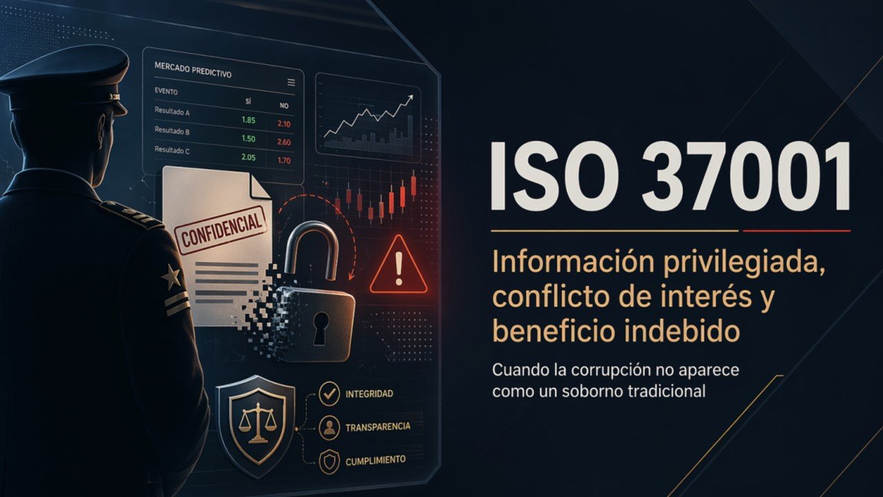 ISO 37001 información privilegiada y conflicto de interés