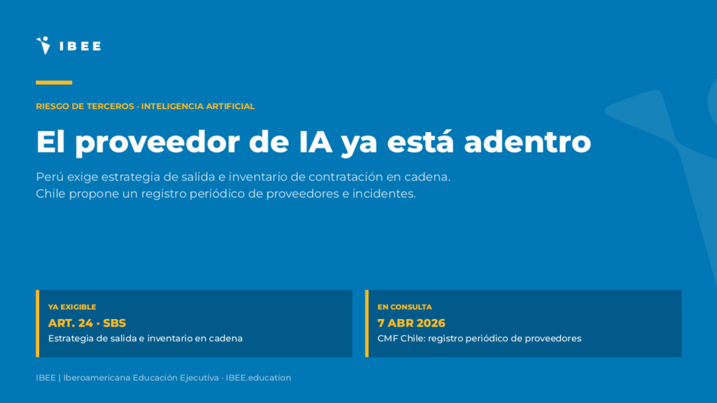 Proveedores de inteligencia artificial: el tercero cr&iacute;tico que falta en el registro